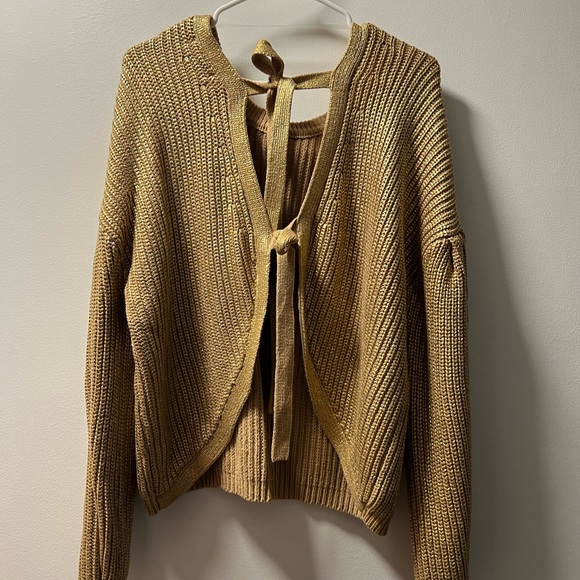 Kika Vargas x Target Women's Knit Sweater in Gold EUC - Picture 3 of 4